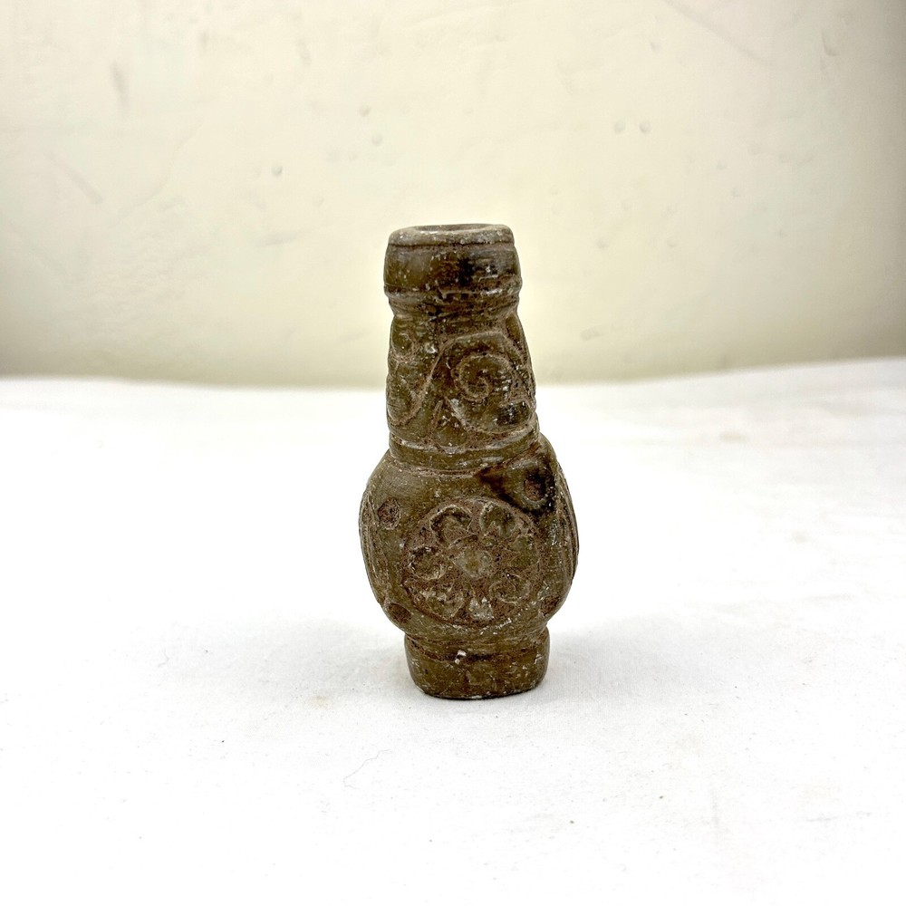 Ancient Indus Valley Stone Carved Bottle or Vase