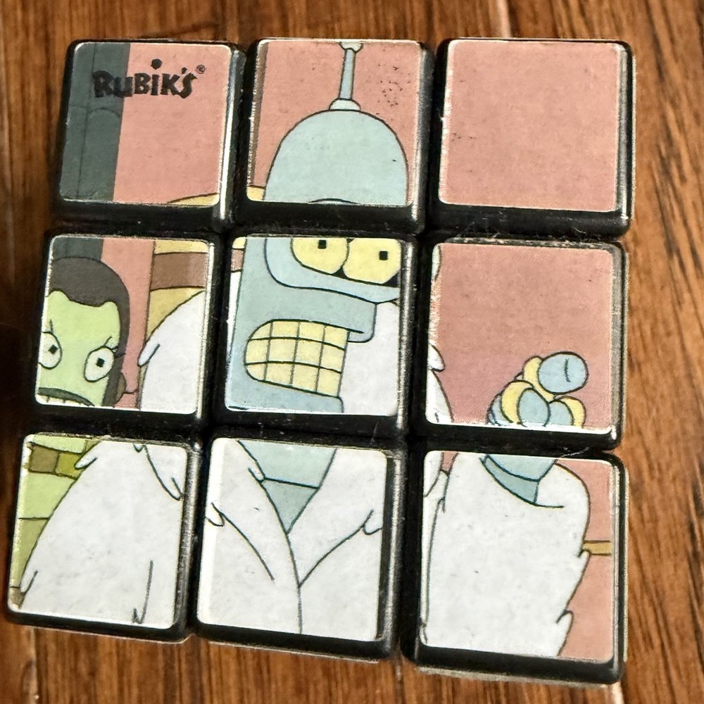 CUSTOM BENDER Rubik's Cube Futurama Bender