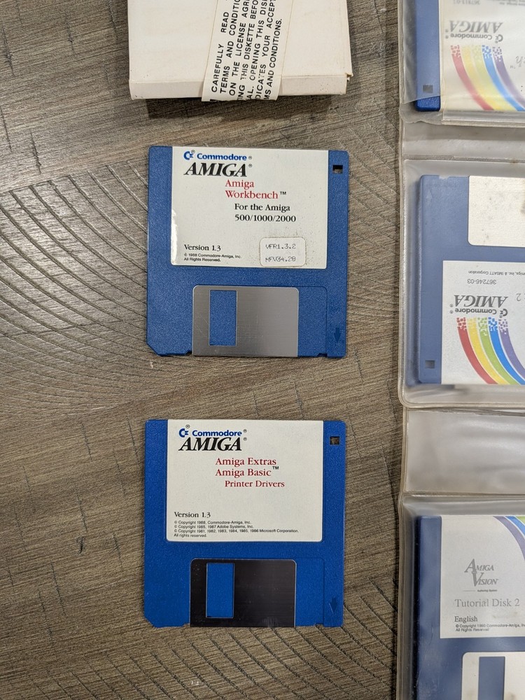 Commodore Amiga Hard Disks-Multiple Programs-Selling As Is