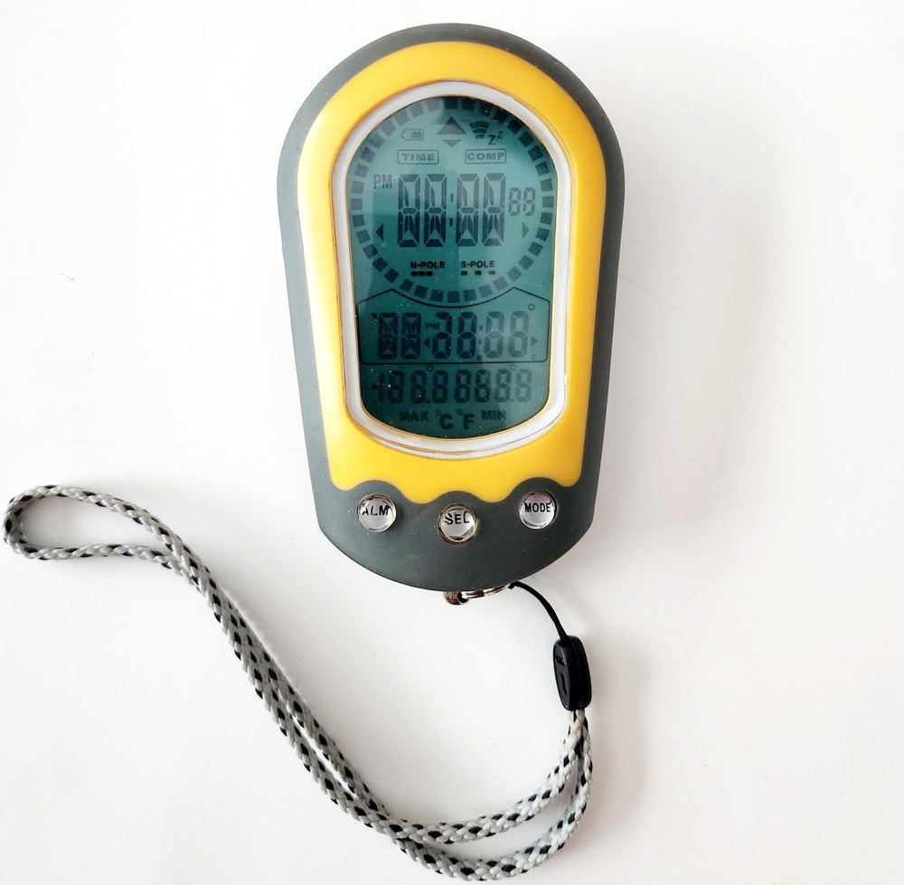 C Tech Digital Compass OB Tested Outdoor Tool Coghlans Clock Thermometer E53