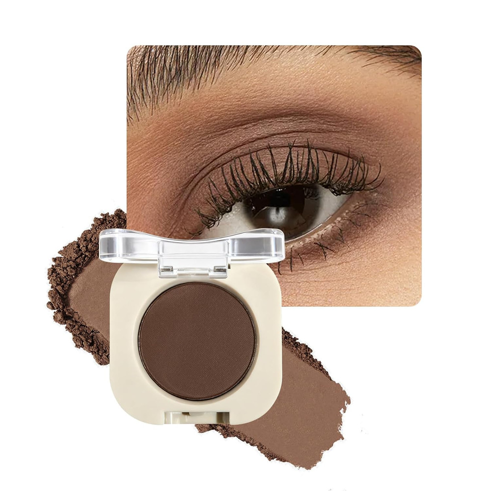 Espresso Shadow Single Eyeshadow – Deep Matte Coffee Brown, Intense Pigment & Se