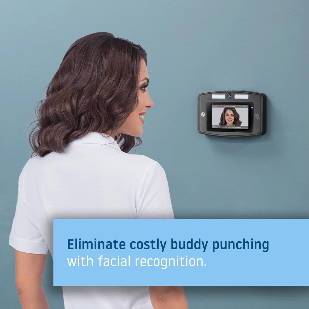 Uattend Dr2000 Time Clock Facial Recognition Voice Control Employee System