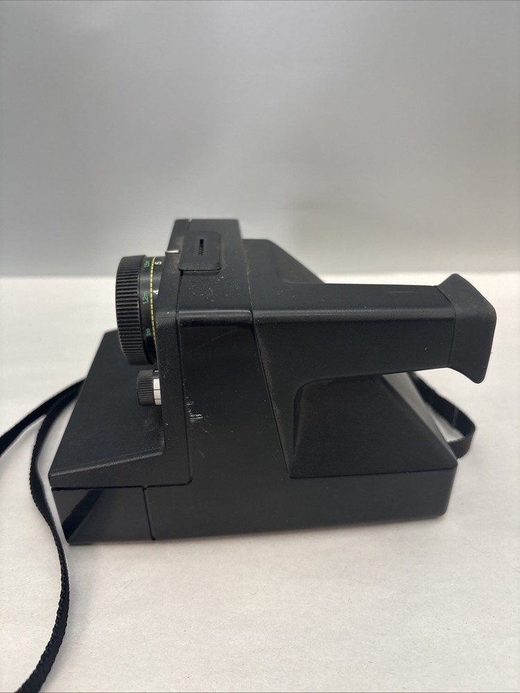 Pronto Polaroid Land Camera With Strap/ UNTESTED
