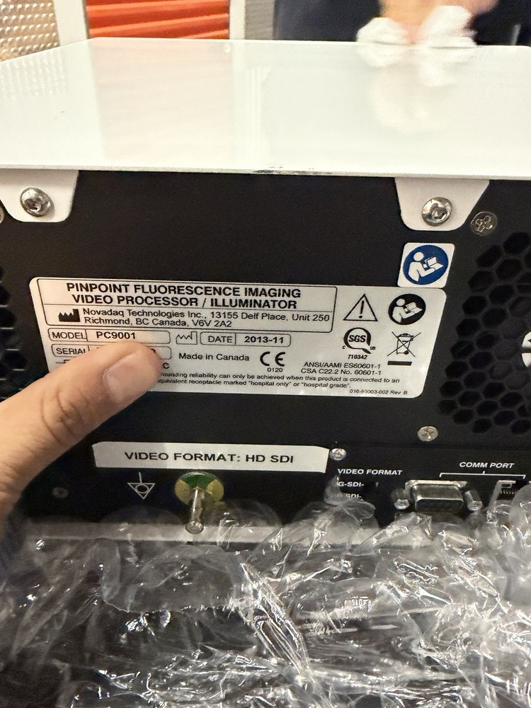 Novadaq Pinpoint PC9001 Fluorescence Imaging Video Processor Illuminator