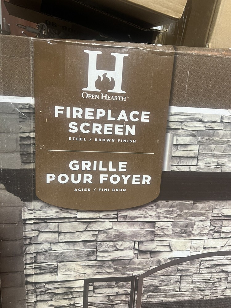 Open Hearth Fireplace Screen 32x50