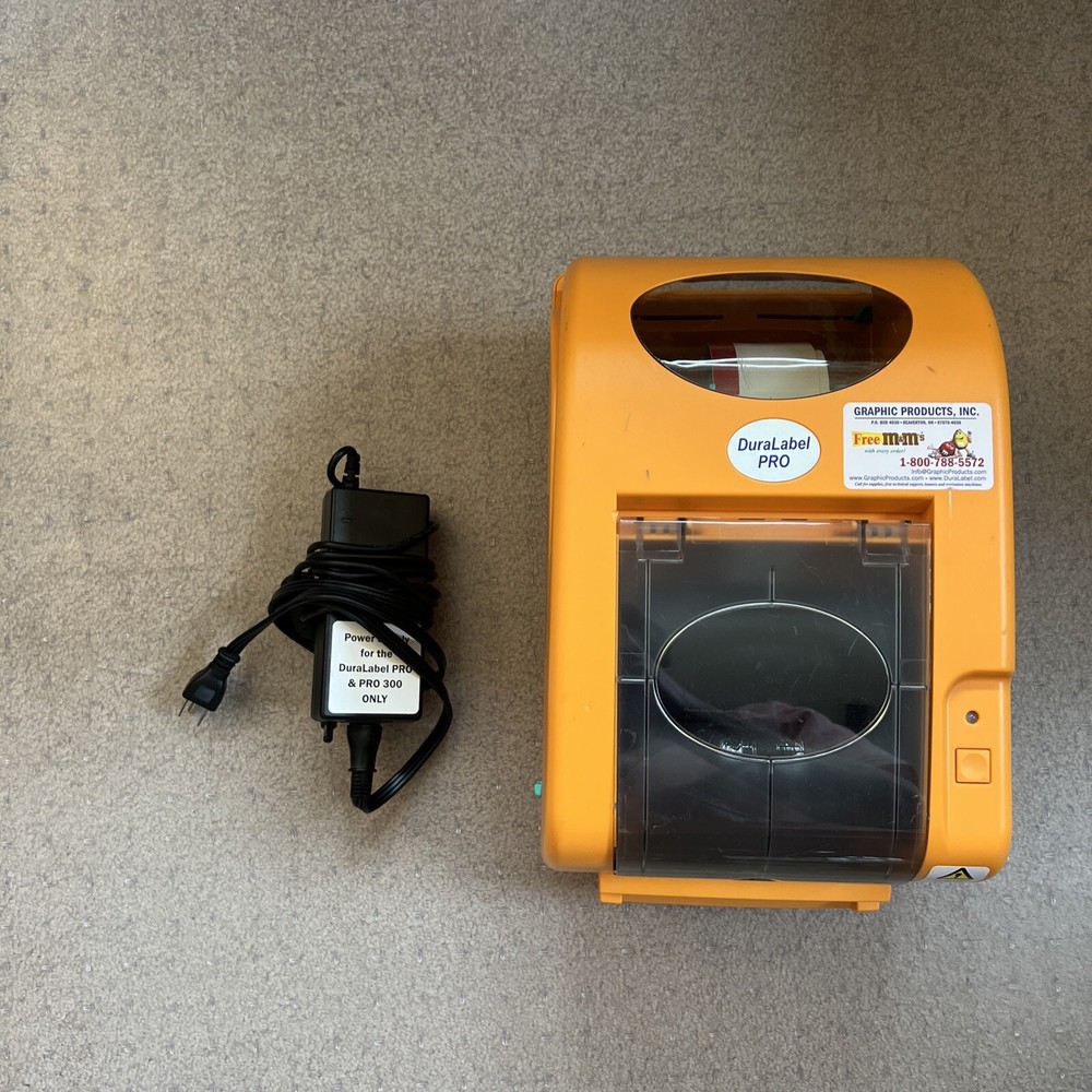 GRAPHIC PRODUCTS DURALABEL PRO THERMAL LABEL PRINTER WITH LABELS