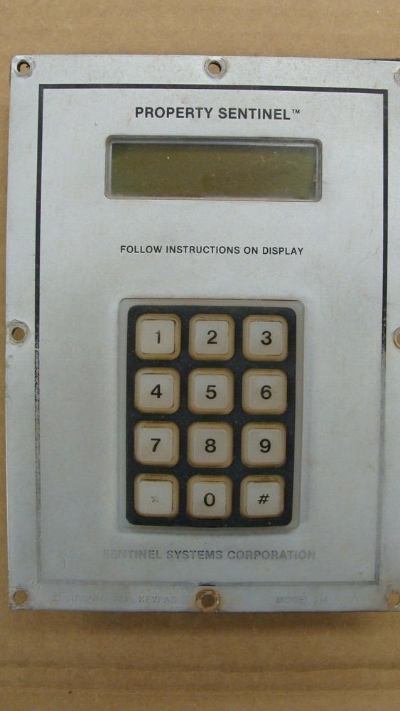 SENTINEL SYSTEMS 314 Keypad Housing Mount Box #2