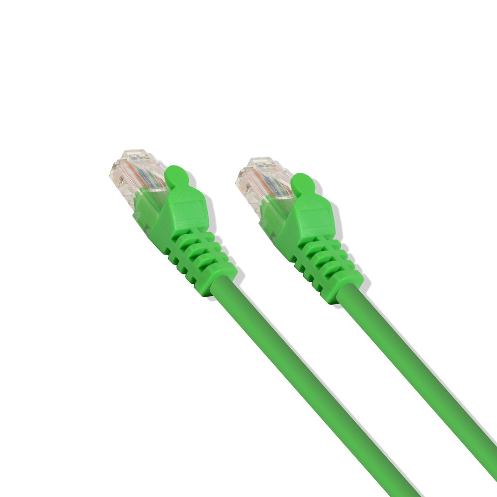 1FT Cat5e UTP Ethernet Network Patch Cable RJ45 Lan Wire Green (25 Pack)