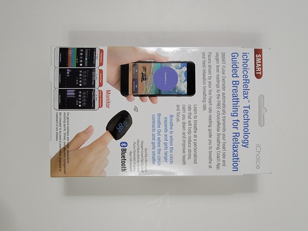 iChoice Smart Pulse Oximeter+relaxation coach