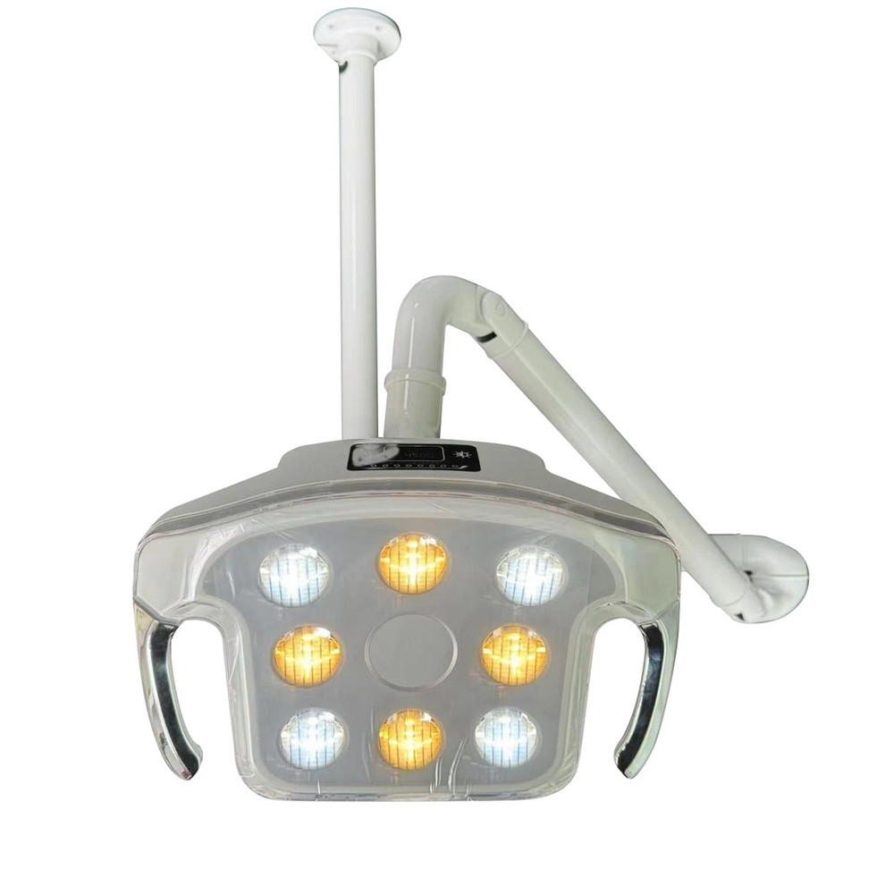 Dental Operating Light Ceiling Mounted 8 Bulbs LED Sensor Light with Touch Sceen