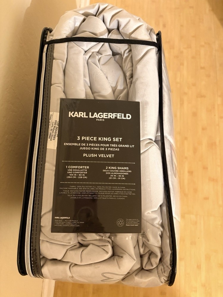 Karl Lagerfeld Comforter King Set