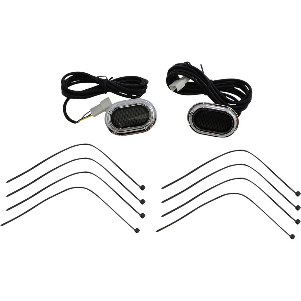 Custom Dynamics Antenna Grommet Light - Smoke Lens - Chrome CD-PLUG-SC