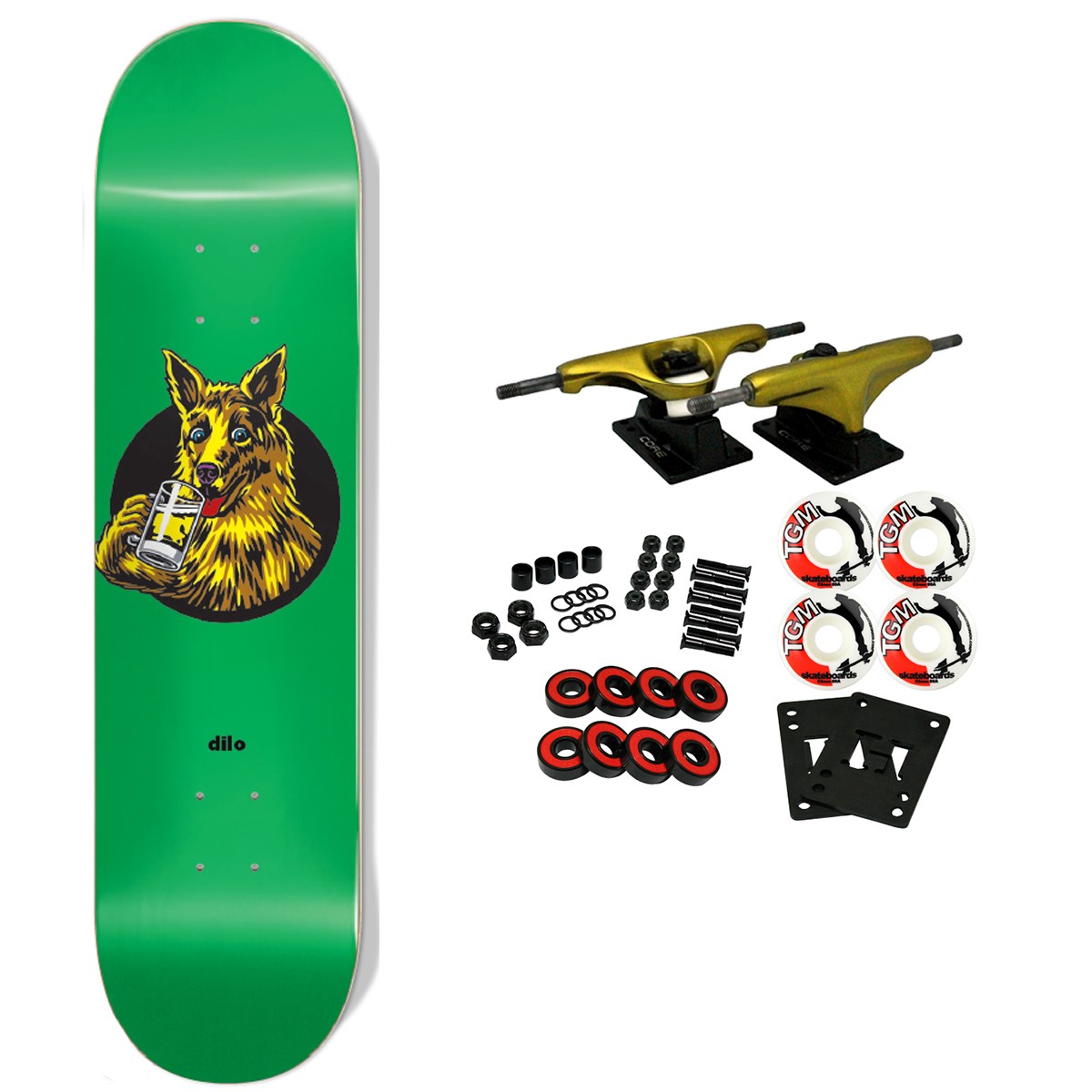 Almost Skateboard Complete Dilo Dog Impact Light 8.5" x 32"