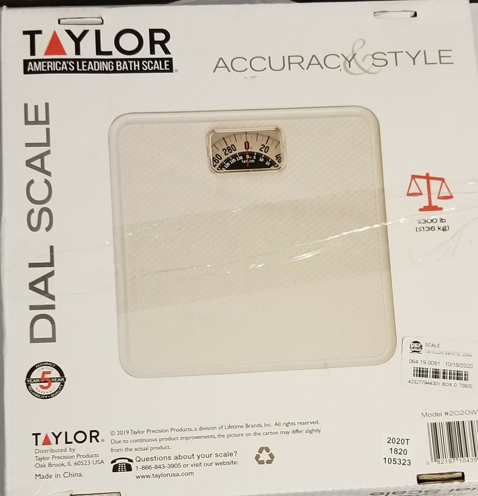 Taylor 2020WT Rotating Dial Analog Scale New in Box