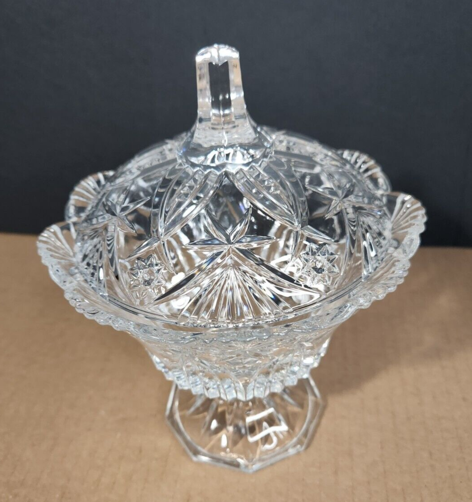Cristal D’Arques "Vincennes" Footed Candy Dish 8"