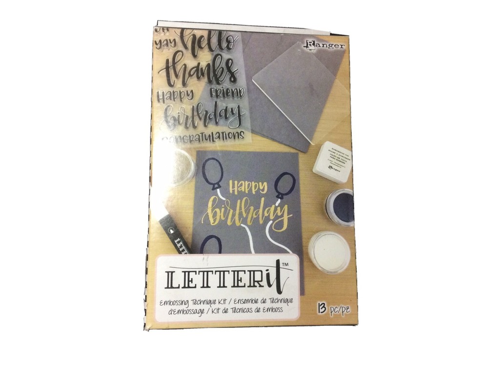 Ranger Letter It Embossing Technique Kit NIP