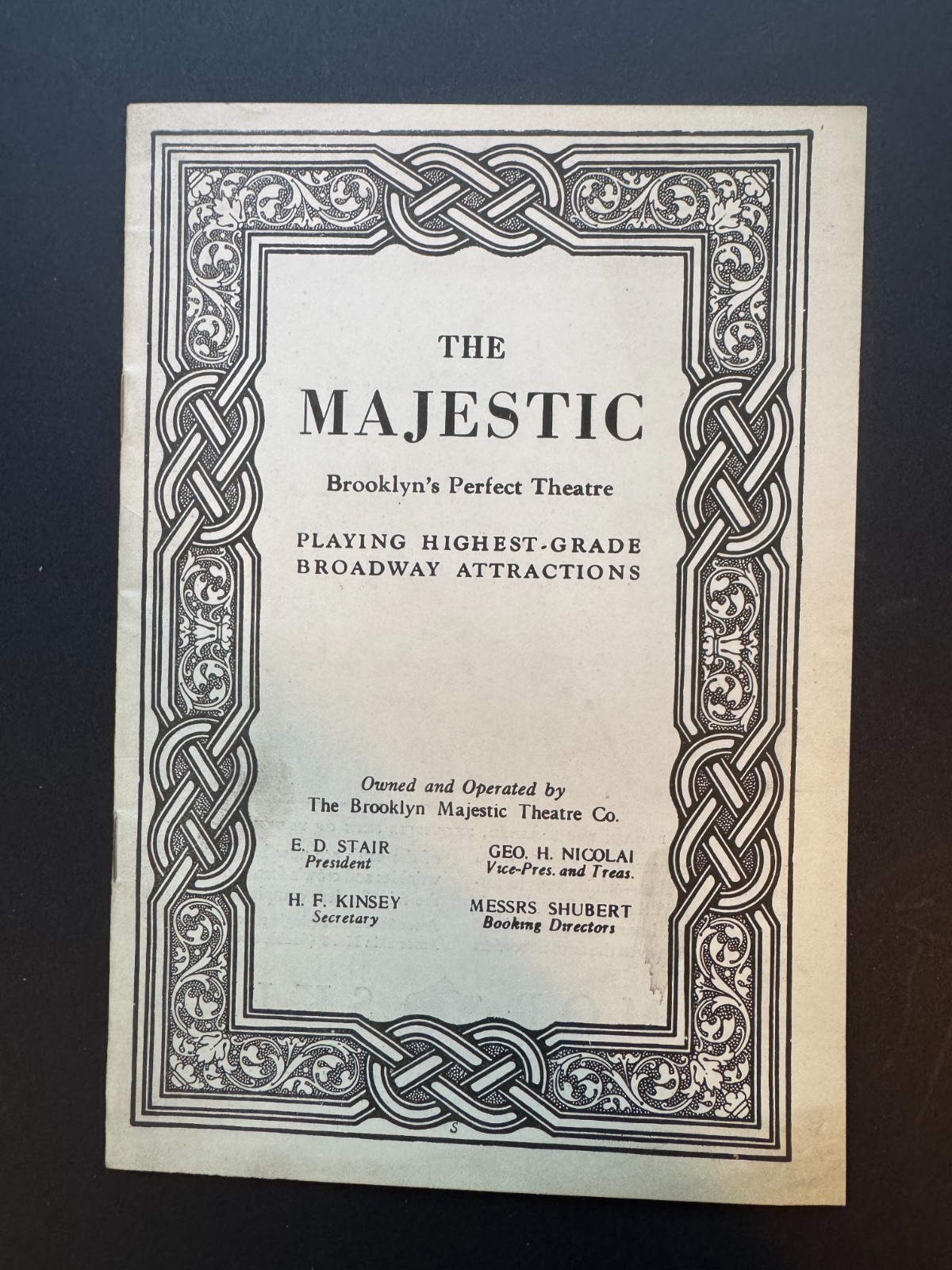 Vintage Broadway Theater Programs 1920s Art Deco Roxy, Jolsons, Majestic