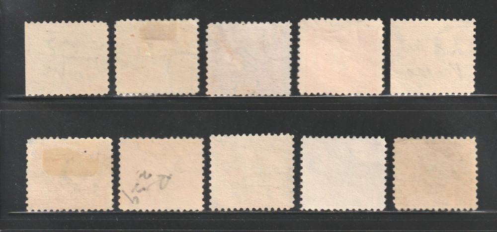Scott # R229, Used, 2¢ Documentary, Better Manuscript Cancels, 10 Different
