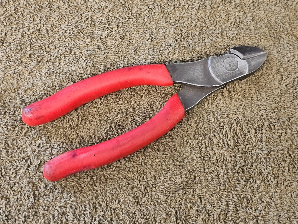 Snap On Diagonal Wire Cutter 6" 86CF Snips Side Cut Nippers Pliers Tool