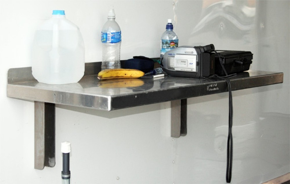 Pit-Pal Products 158 44"W x 18"D Fold Down Table