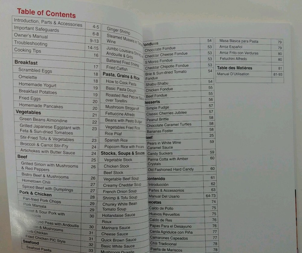 Nuwave Pro Manual, Recipes & DVD