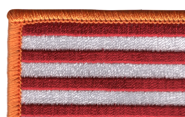 Mil-Spec United States Reverse Flag Hook Backing 2.25 x 4.00 Patch