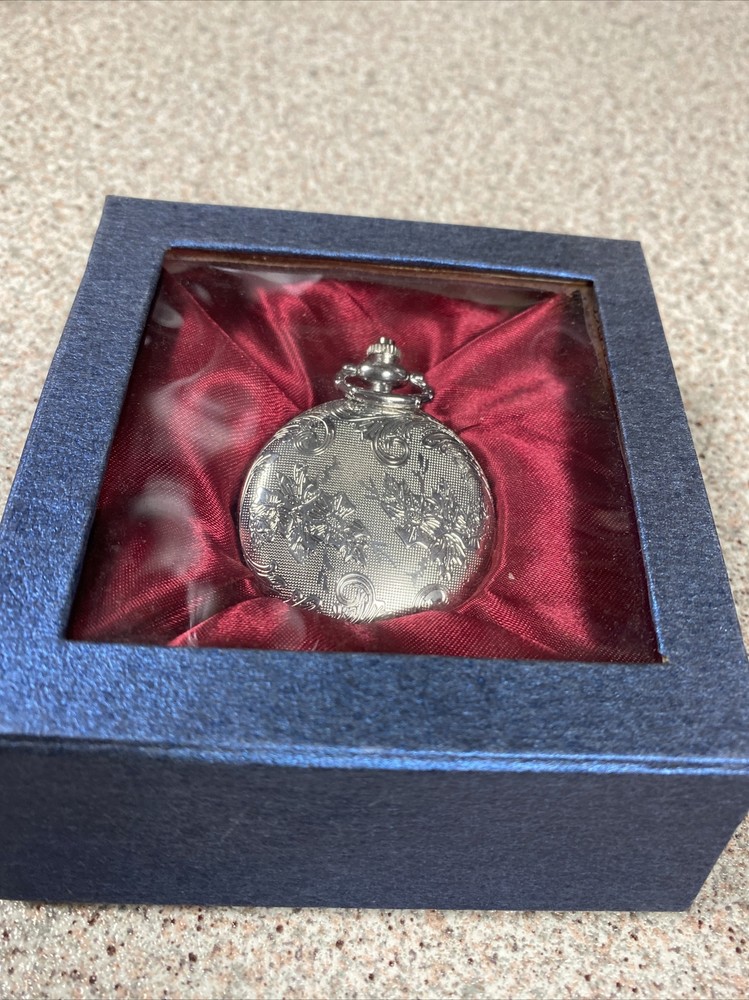 Quartz Pocket Watch In Box