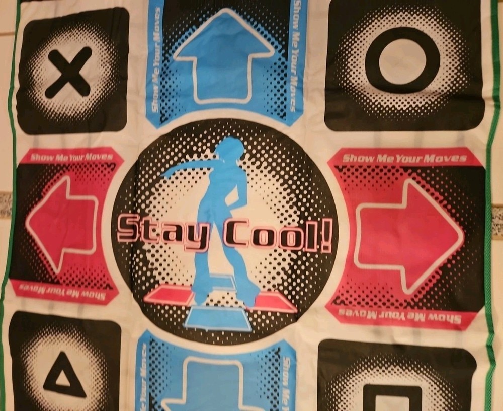Dance Dance Revolution PlayStation PS2/DDR Mat Controller- Tested- Nice Shape