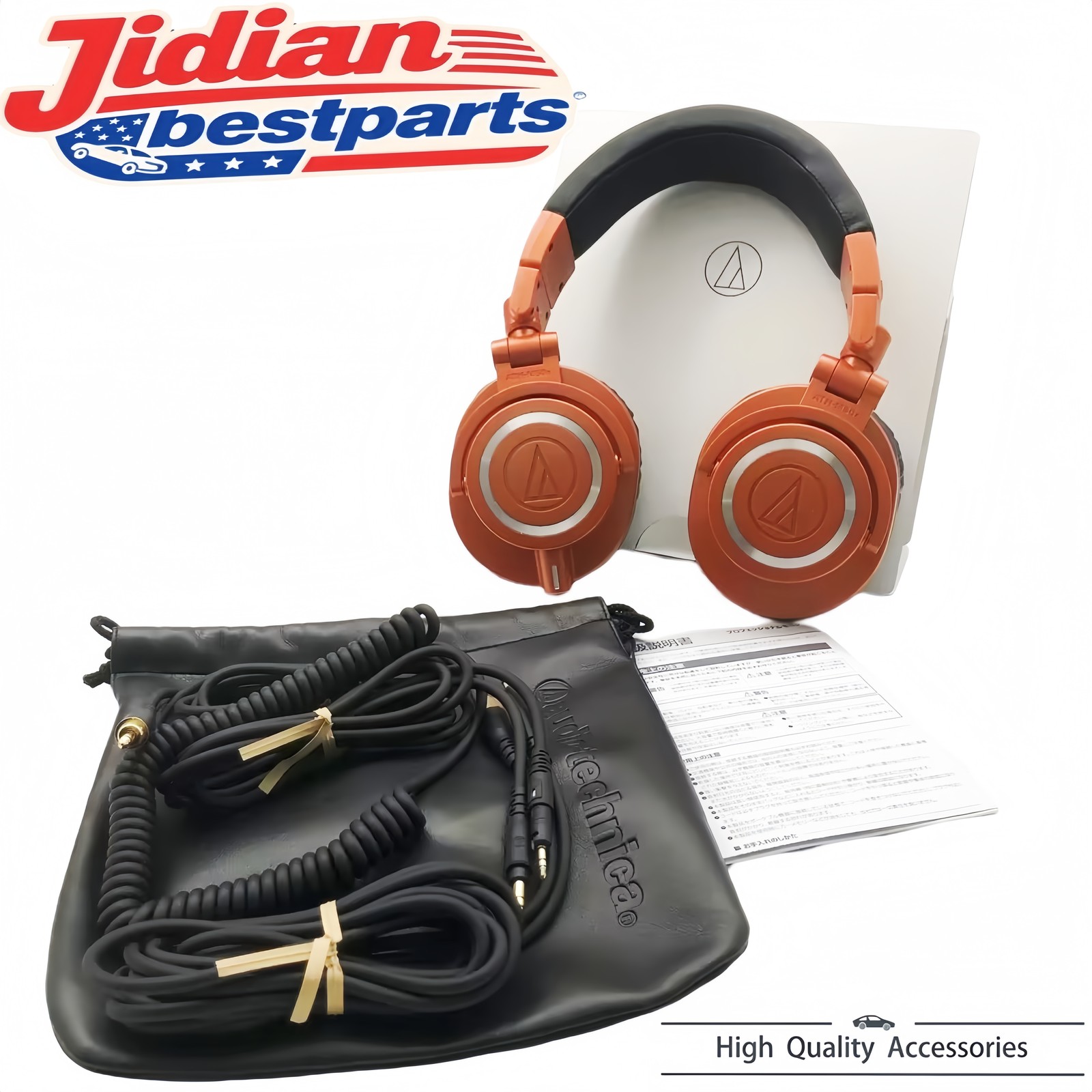 NEW A-T ATH-M50x Closed-Back Professional Studio Monitor Headphones US