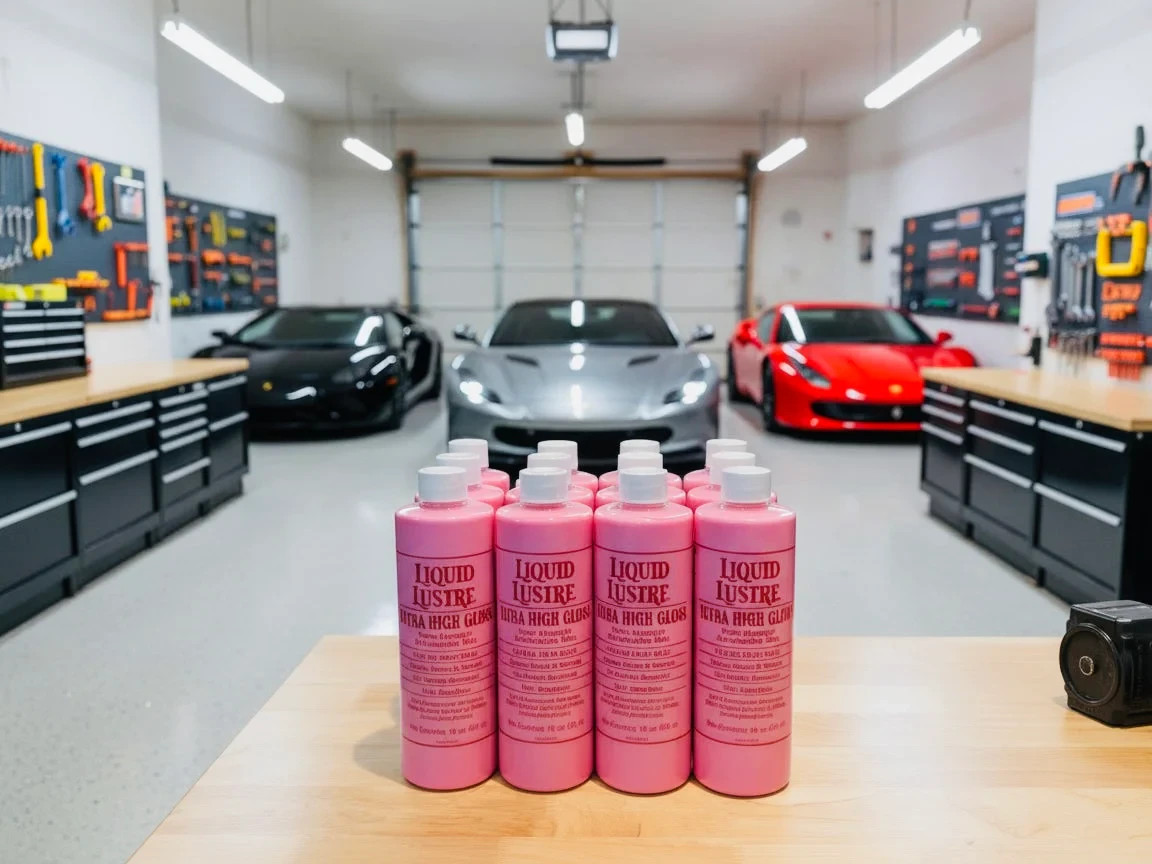 LIQUID LUSTRE PINK CARNAUBA CAR WAX - 16 OZ. BOTTLES - THE BEST!