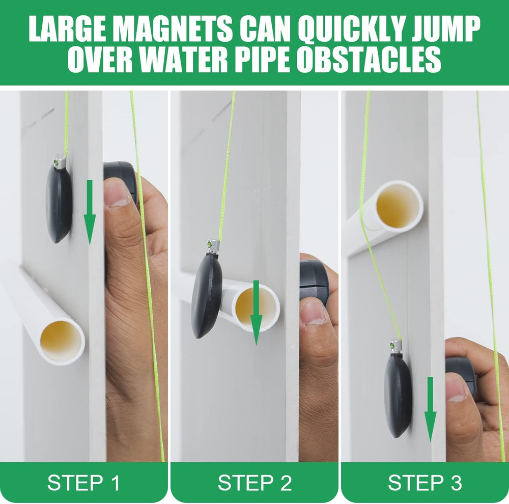 Magnetic Wiremag Puller,Wire Puller Tool,Fish Tape Wire Pulling System,Wire Cabl