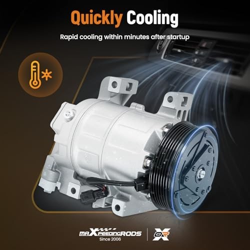 maXpeedingrods Air Conditioner AC Compressor with Clutch Compatible with