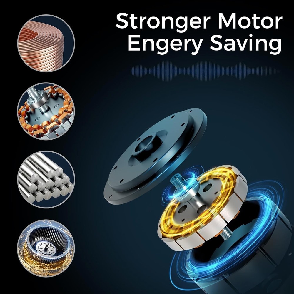 Ceiling Fans with Lights Remote Control - Flush Mount Dimmable 3000K-6500K LE...