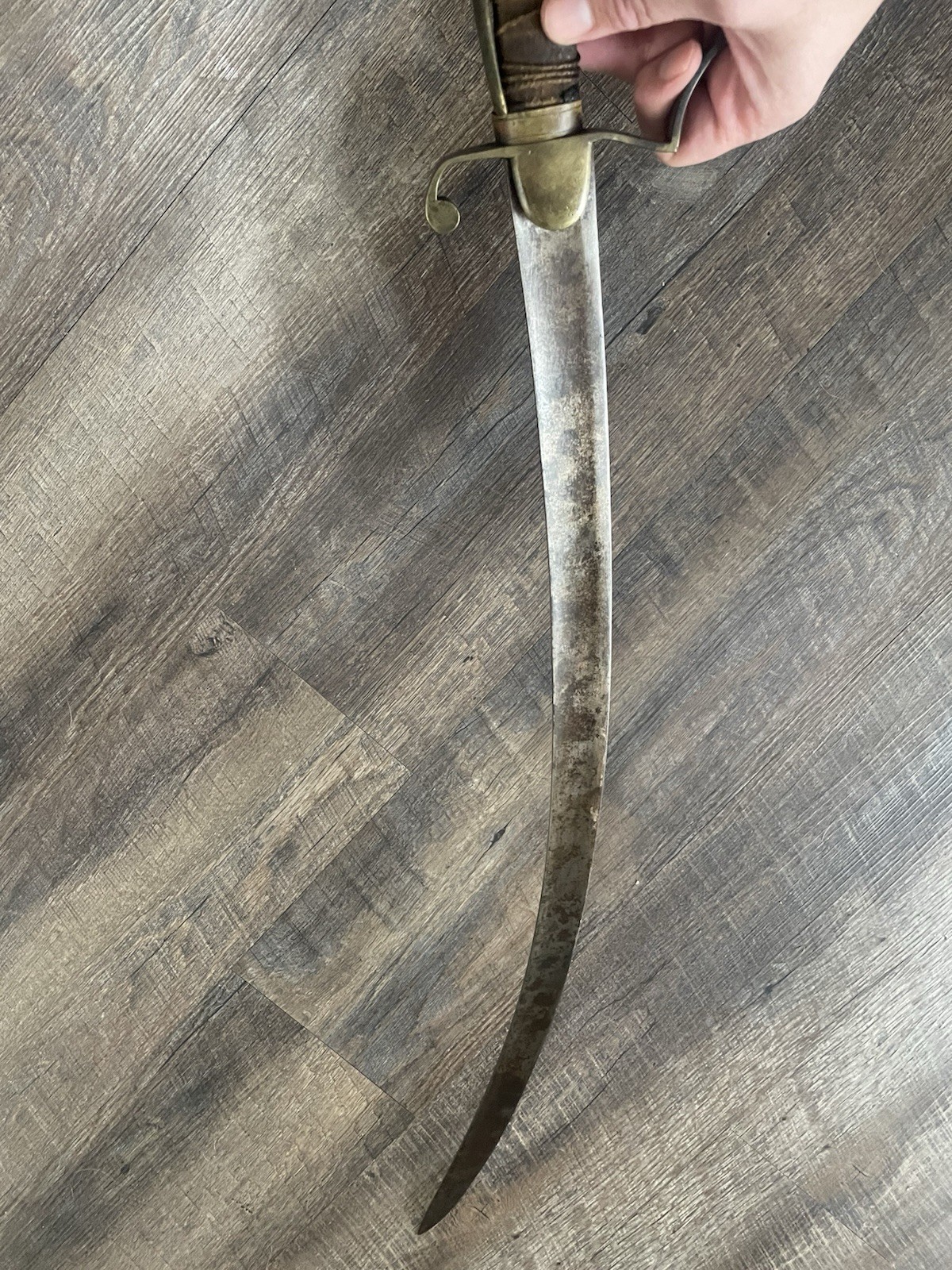 Vintage Original US War Of 1812 Sword With Brass Scabbard