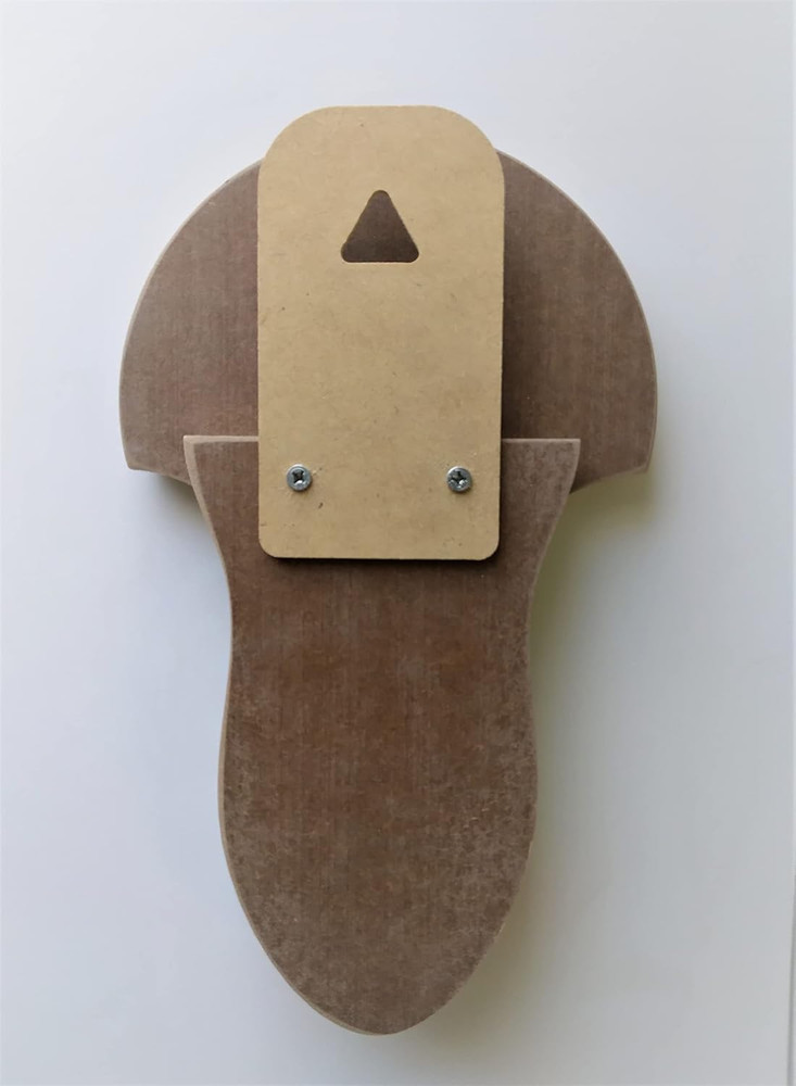Rustic Grey Carved Turkey Mounting Kit with Beard Plate 02