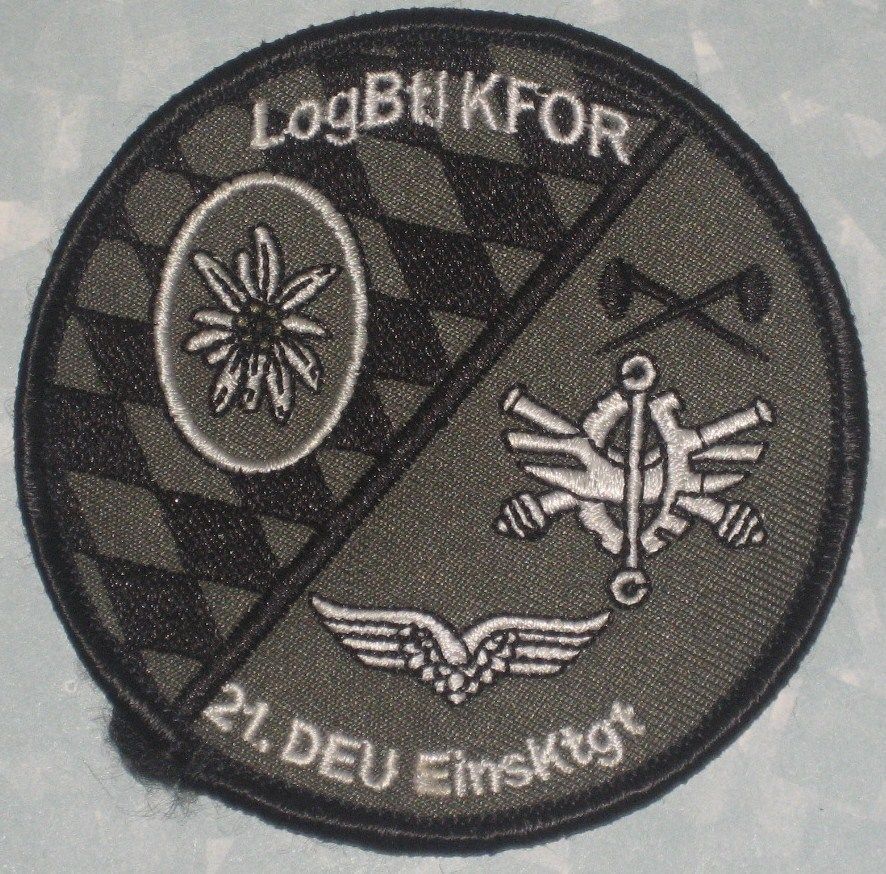 LogBtlKFOR Patch- Germany - 21.DEU EinsKtgt