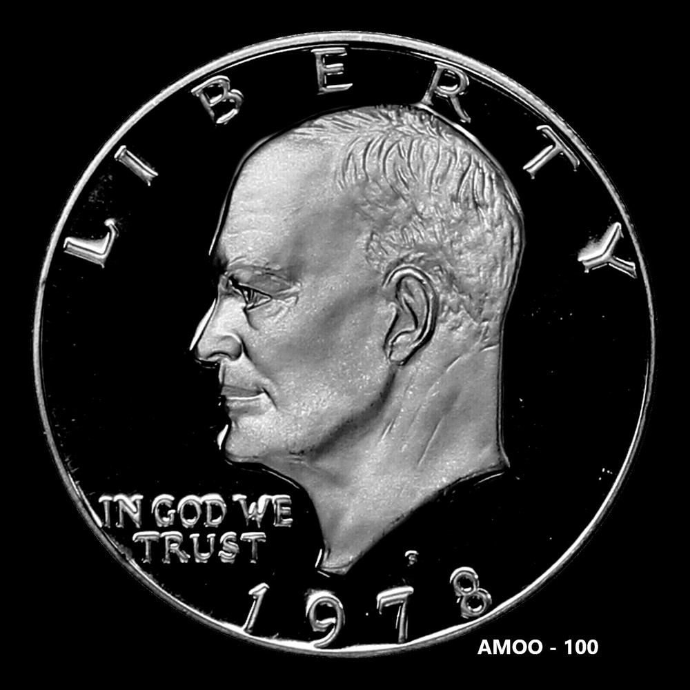 1978 S Proof Dwight D. Eisenhower IKE Dollar Coin