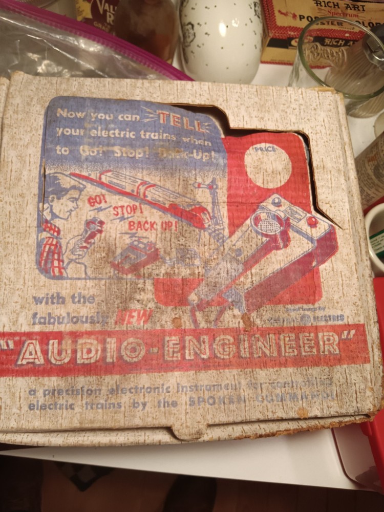 Vintage Audio Engineer Verbal Train Control System 1950 / 60s