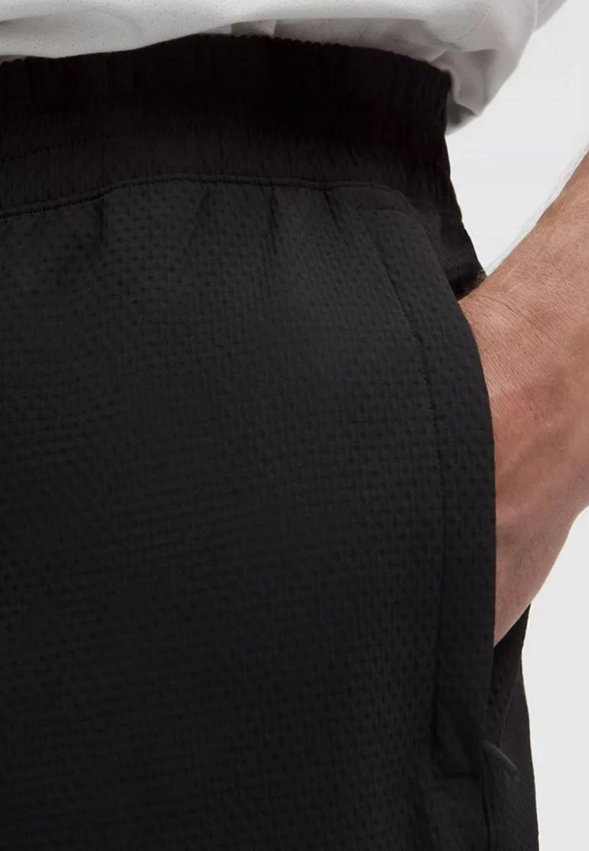 lululemon License To Train TEXTURED Joggers Track Pants New W/Tags Men’s Black