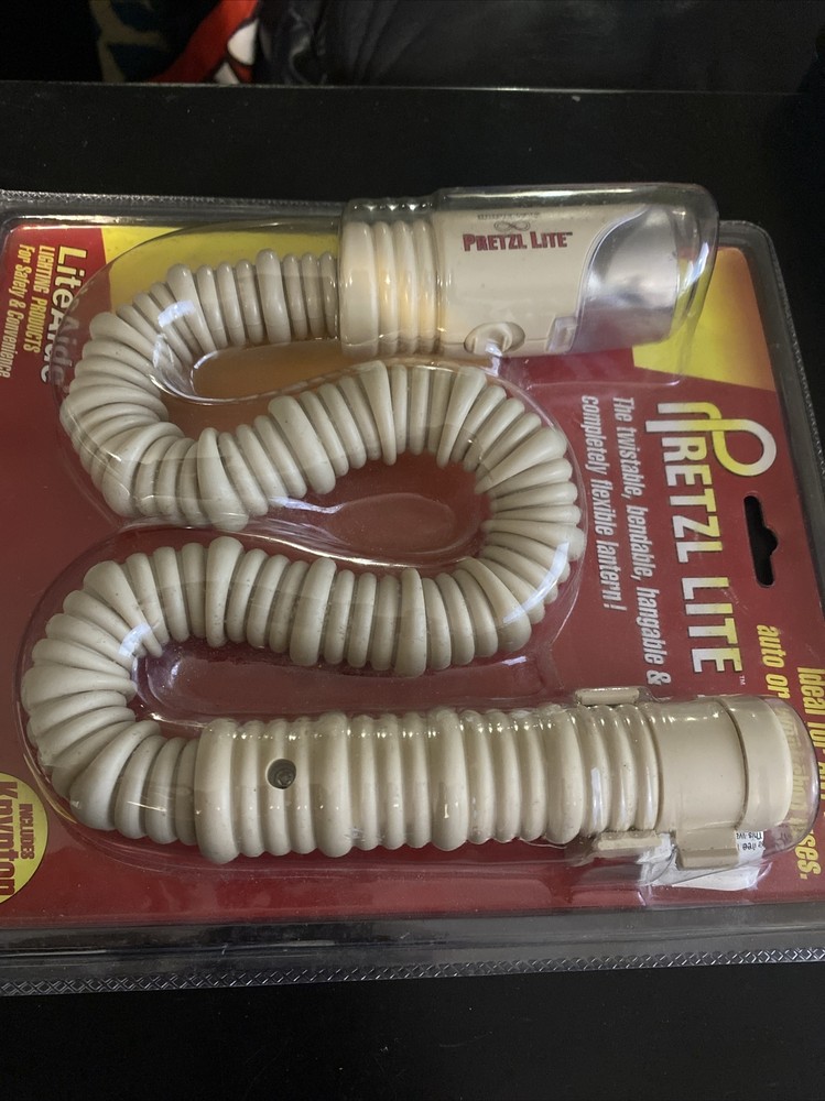 Vintage LiteAide Pretzel Lite Twistable Bendable Hangable Flexible Lantern Light