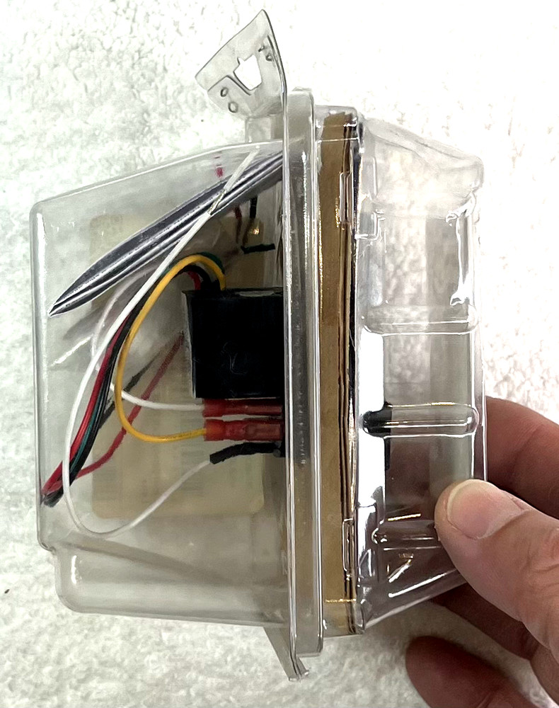EEB3N Narrow Stile Push to Exit Button w/ 30s Timer - Green/Red - Securitron