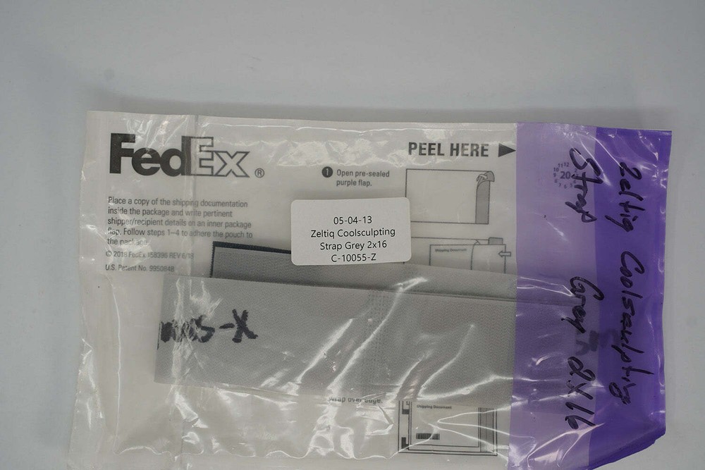 Zeltiq Coolsculpting Strap Grey 2x16