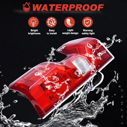 Halogen Tail Light Compatible with 2019-2024 Left Driver Side Halogen Type