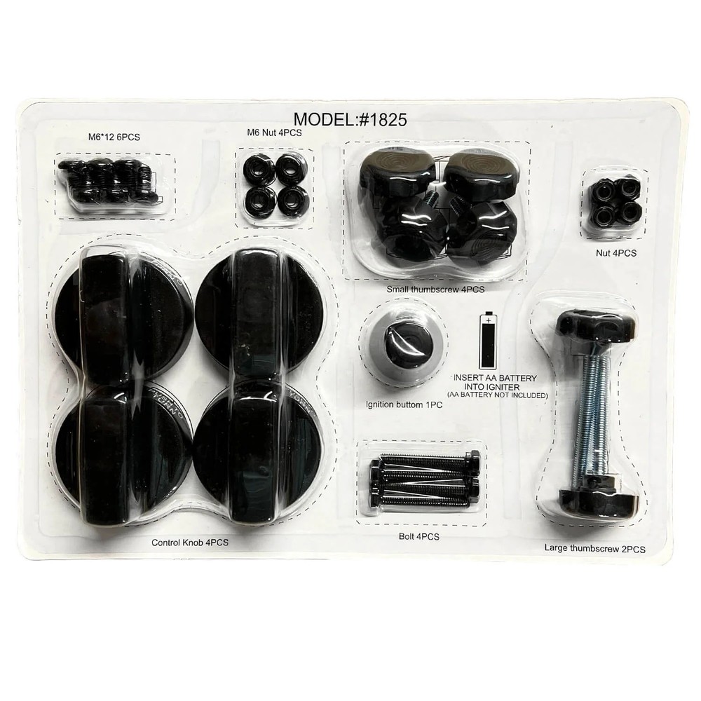 Hardware Pack for Model 1825 Gas Griddle