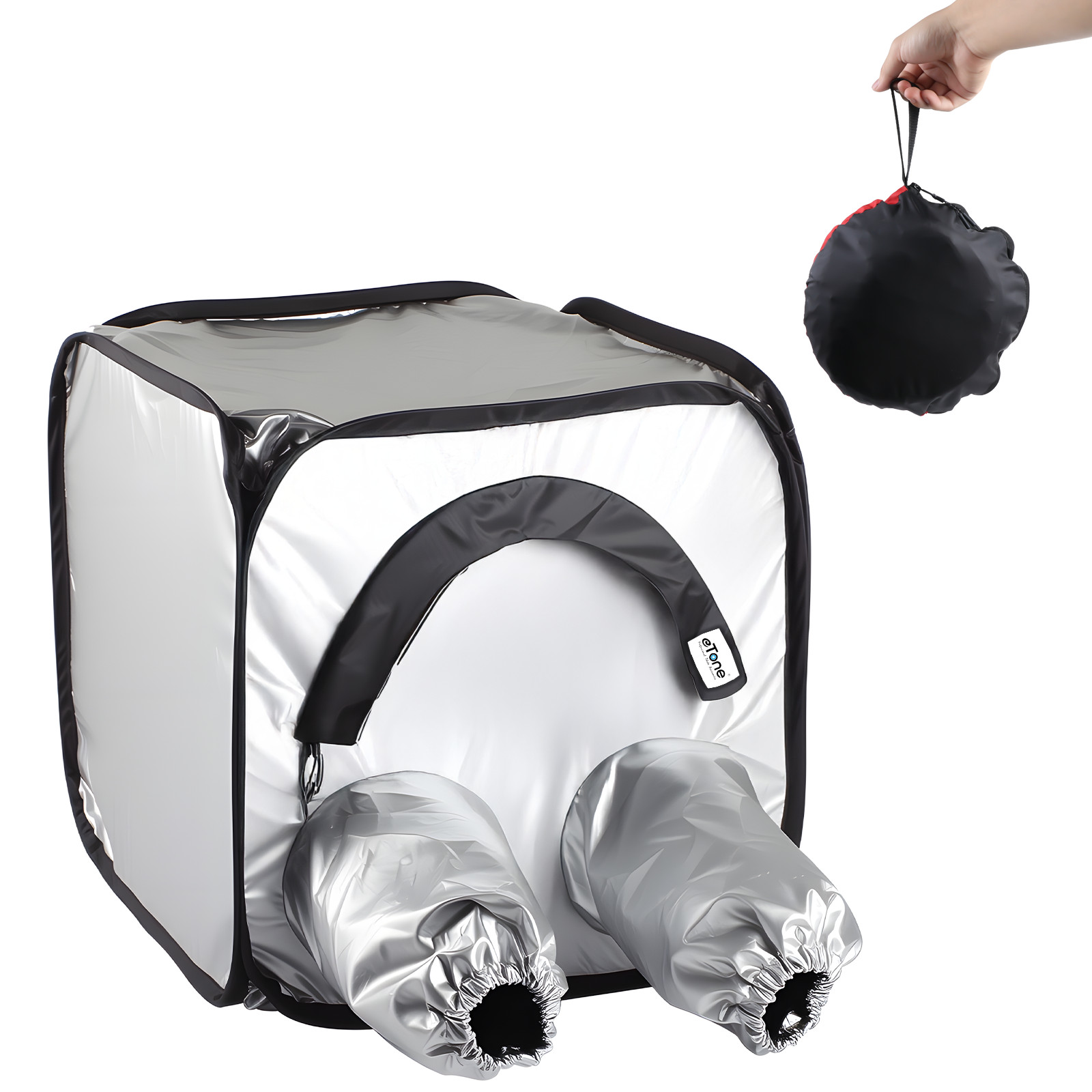 Darkroom 4X5 5x7 Format Camera Film Changing Tent Bag Negative Developing Light