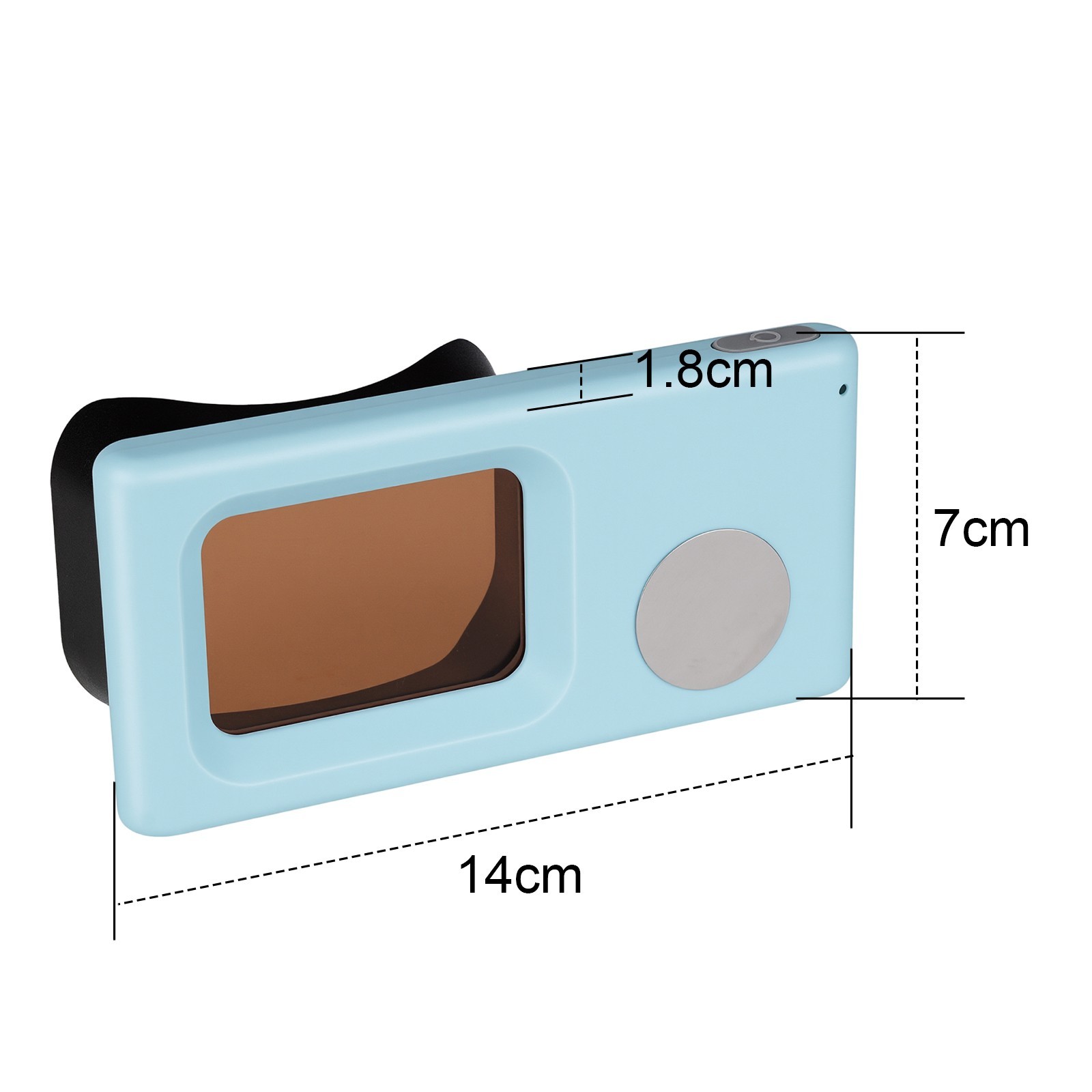 Electric Dental Plaque Indicator Detector Display Device Oral Hygiene Care Blue