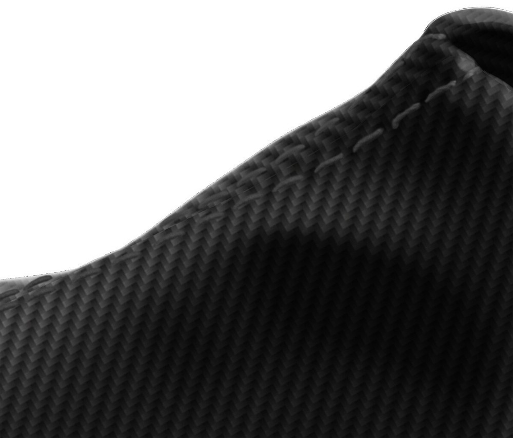 Fits 08-16 Mitsubishi Lancer Carbon Automatic Shift Boot Cover Black