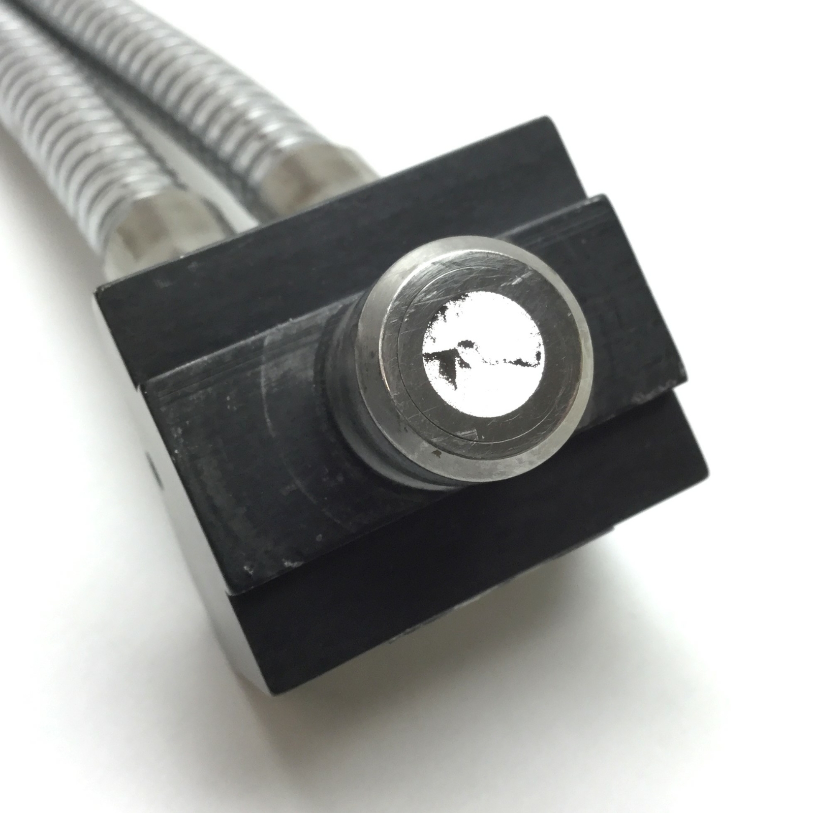 Dual Fiber Optic Microscope Light Guide, Gooseneck 5/8" In, 18" L *Bad Fibers*