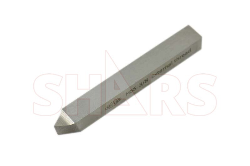 Shars 3/8" Shank 8 PCS Solid HSS Grooving Threading Turning Tool Bit Set New S{