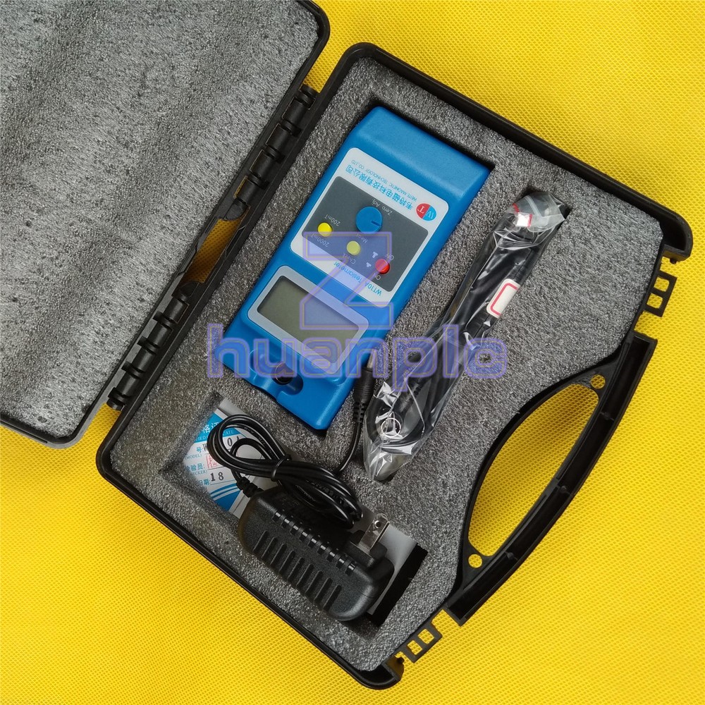 1PC WT10A LCD Tesla Meter Gaussmeter Surface Magnetic Field Tester+Ns Function